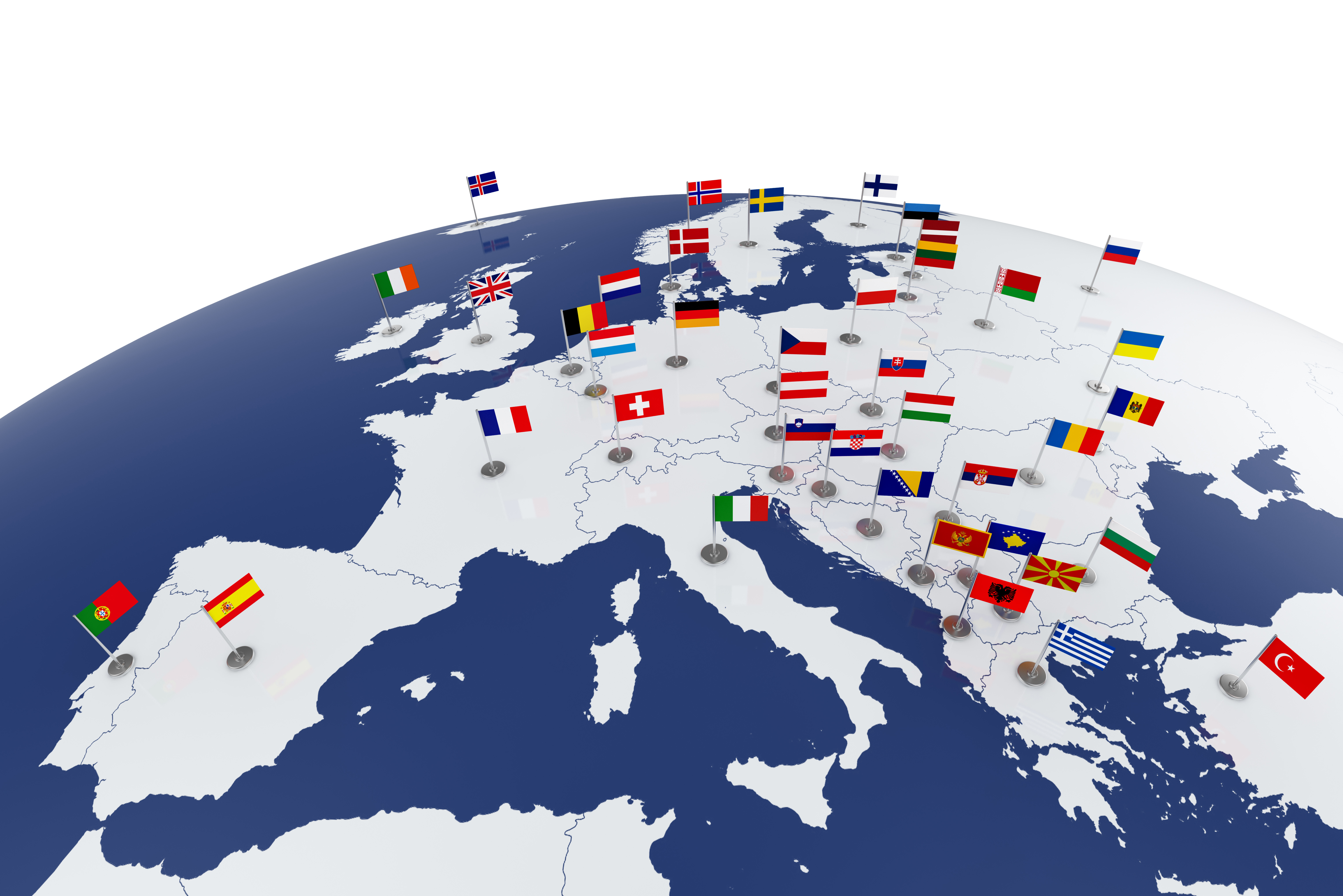 Höchstgeschwindigkeiten mit Anhängern in Europa